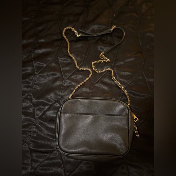 Bebe Black and Gold Crossbody Bag - Picture 4 of 7
